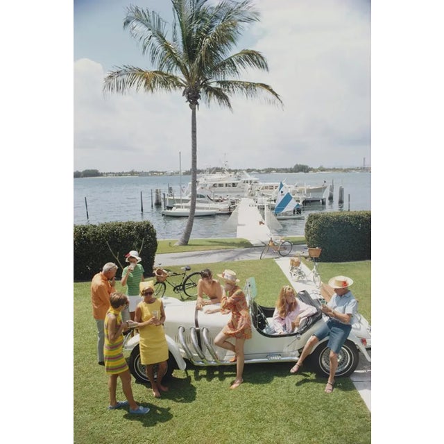Slim Aarons, Palm Beach Society, Estate Stamped Photographic Print, 1968 / 2020s For Sale