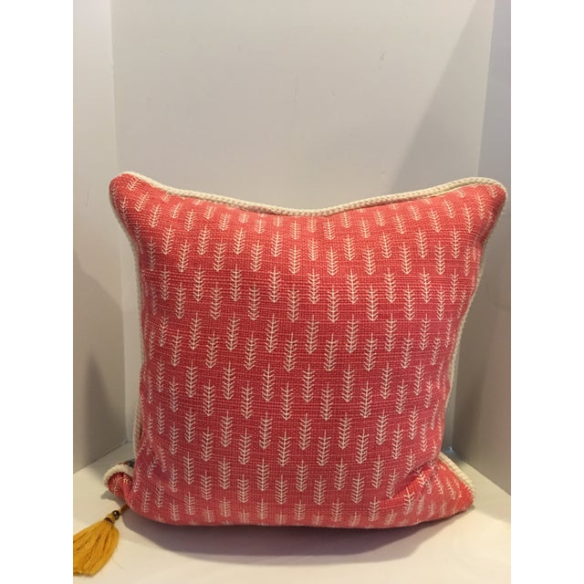 Cynthia Rowley Hand Embroidered Paisley Down Pillow Chairish