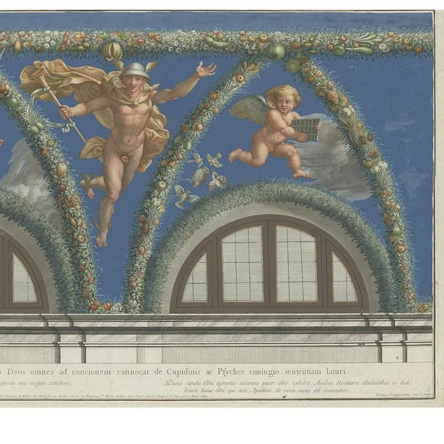 After Raphael, Mercury Descending to Earth Fresco, 1693, Print For Sale - Image 4 of 8