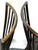 Vintage High Swept Back Windsor Birdcage Chairs in Ebony Finish- A Pair For Sale - Image 12 of 18