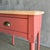 Wood Painted Night Stand or Side Table in Salmon Pink With Natural White Oak Top For Sale - Image 7 of 10