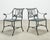 Dark Green Set of Four Brown Jordan-Style Neoclassical Garden Armchairs For Sale - Image 8 of 18