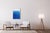2020s 2026, Minimalist Panorama, Blue Mountains, Handmade Monotype Cyanotype Landscape in Blue Tones For Sale - Image 5 of 8