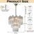 Add a touch of vintage glamour to your space with this tiered flower-glass chandelier finished in warm aged bronze....