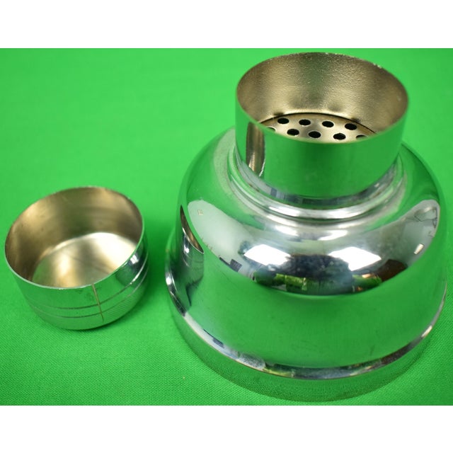 1930s Ruby Glass Cocktail Shaker W/ 8 Recipes & Chrome Lid/ Spout For Sale In New York - Image 6 of 8
