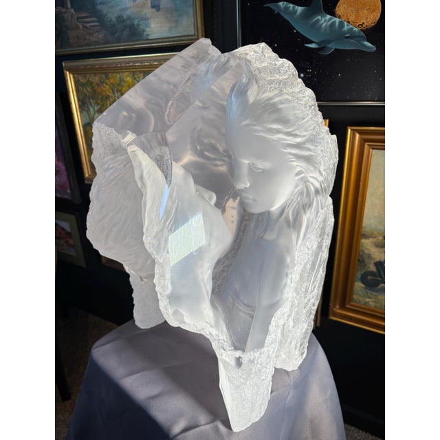 Plastic Michael Wilkinson "Elysium Ii: Promise" Acrylic Sculpture, Signed 51/125, 19 In, 2006 For Sale - Image 7 of 8