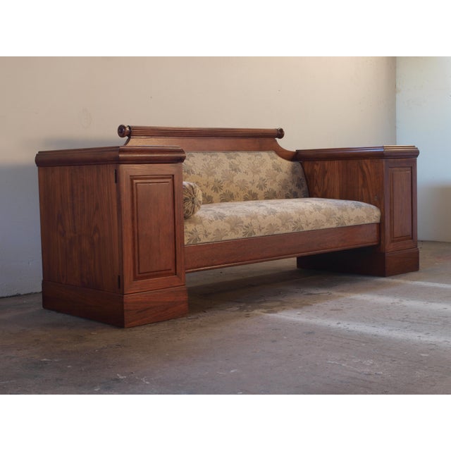 Empire Danish Oak Sofa, 1800s For Sale - Image 11 of 18