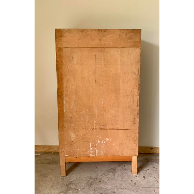 Brown Large Danish Oak Apothecary Cabinet , 1940s For Sale - Image 8 of 8