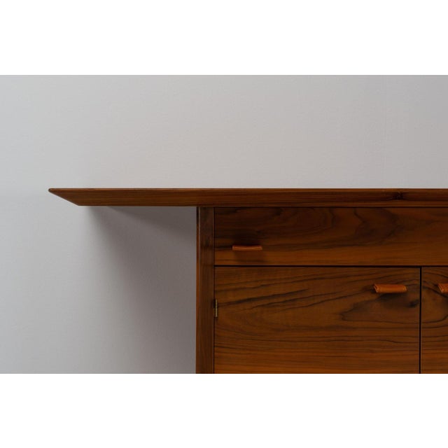 Walnut Console Cabinet, France, 1960s For Sale - Image 6 of 14