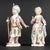 Pair of 18th century meissen porcelain subjects. A pair of 18th century meissen porcelain sculpture subjects, circa 1760,...