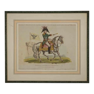 Unknown, Alexander Emperor, Original Lithograph, 1816 For Sale