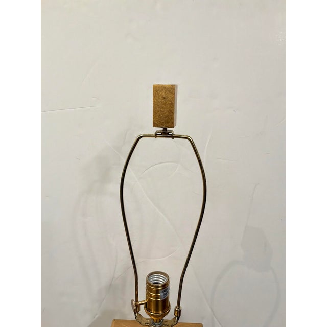 Stylish Jamie Young Gold Cloudscape Lamp. Gold accents, cloud design. Showroom floor sample.