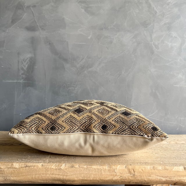 Not Yet Made - Made To Order Vintage African Cloth Textile Pillow With Down Insert For Sale - Image 5 of 6