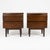 1960s Mid-Century Modern Walnut Pair of Nightstands, C. 1960s For Sale - Image 5 of 9