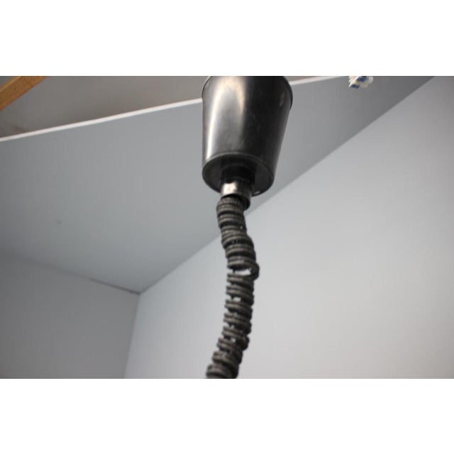 Mid-Century Adjustable Plastic Pendant Lamp attributed to Meblo Guzzini, Italy, 1970s For Sale - Image 6 of 12