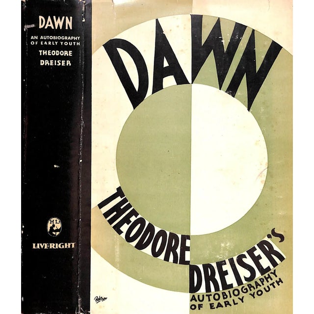 "Dawn: A History of Myself Theodore Dreiser's Autobiography of Early Youth" 1931 Dreiser, Theodore For Sale