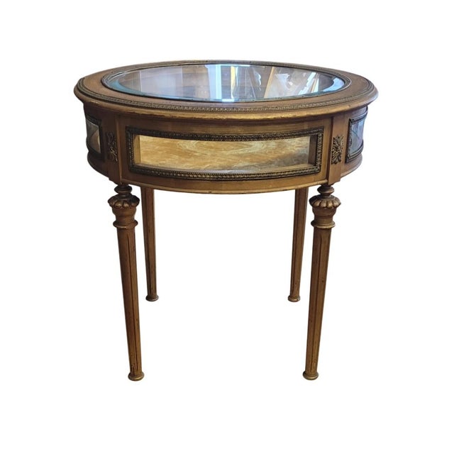 1910s Louis XVI Style Vitrine Table Signed R J. Horner For Sale - Image 12 of 12