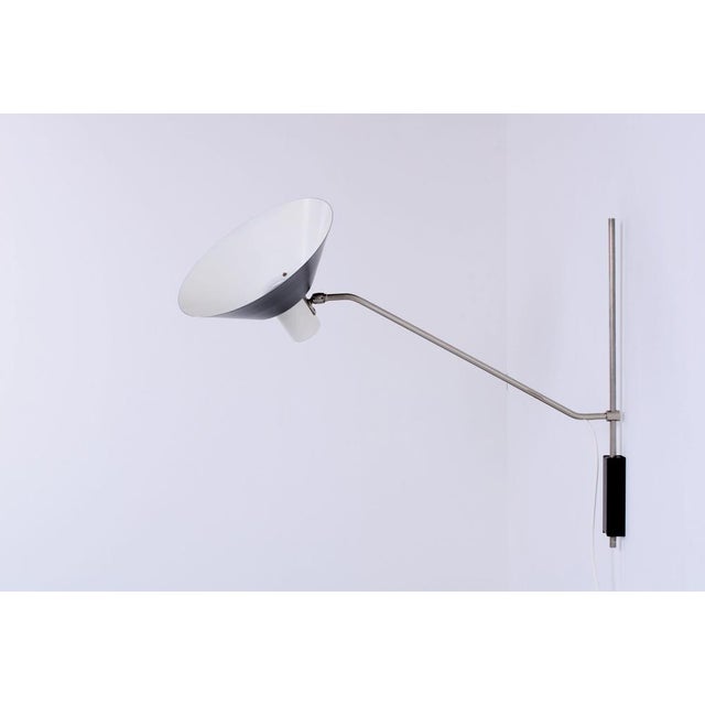 Black 7078 Adjustable Sconce by J. J. M. Hoogervorst for Anvia, 1950s For Sale - Image 18 of 18