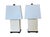 Wood Lauren Ralph Lauren Cream Crackle Glaze Ceramic Table Lamps, Pair For Sale - Image 7 of 12