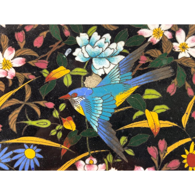 Late 19th Century Cloisonne Plate For Sale - Image 9 of 9