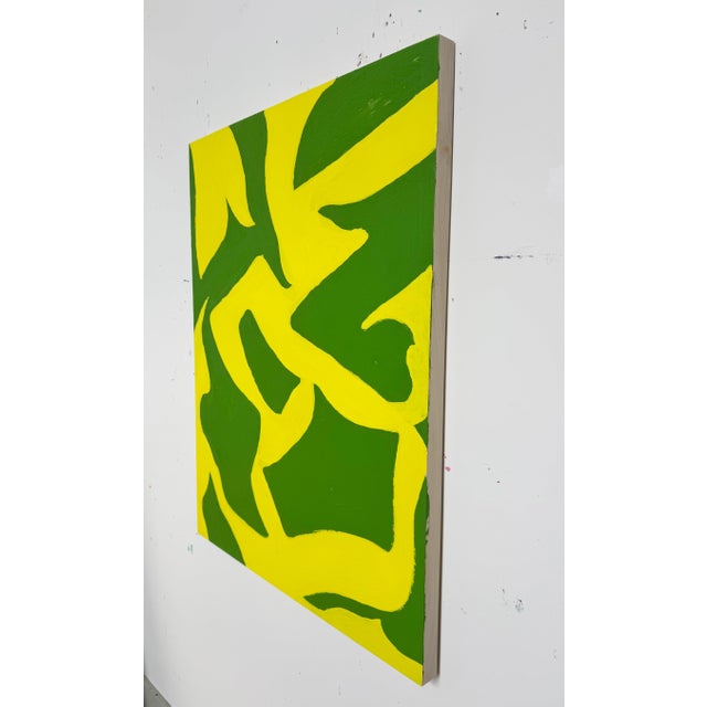 Winding Verdant, Contemporary Abstract Painting by Matt Higgins For Sale - Image 4 of 6