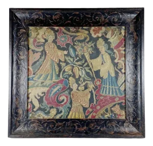 1870’s Framed Needlepoint From England