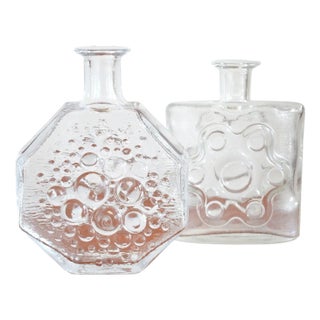 Vintage Finnish Vases by Nanny Stil for Riihimaki, 1960s, Set of 2 For Sale