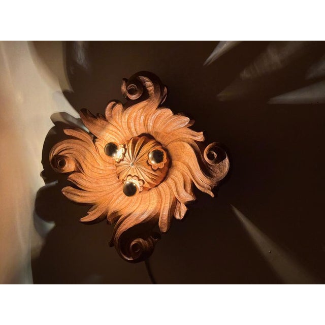 This remarkable light fixture is far more than illumination—it is a true work of art. Created by a tyrolean master...