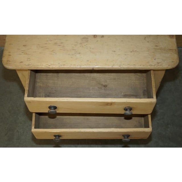 Antique Georgian Pine Housekeeper's Drawers Sideboard, 1800s For Sale - Image 14 of 18