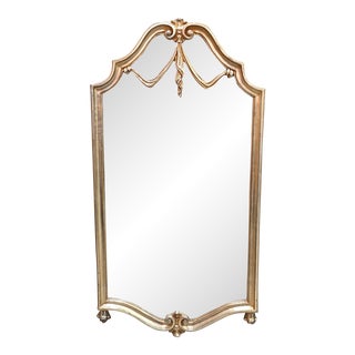Vintage French Regency Swag Motif Mirror For Sale