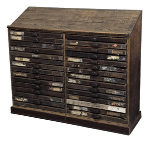 Printing Press Chest, 1900s