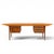 Stow Davis Mid Century Walnut Boomerang Executive Desk This desk measures: 108 wide x 42.5 deep x 29 high, with a chair...