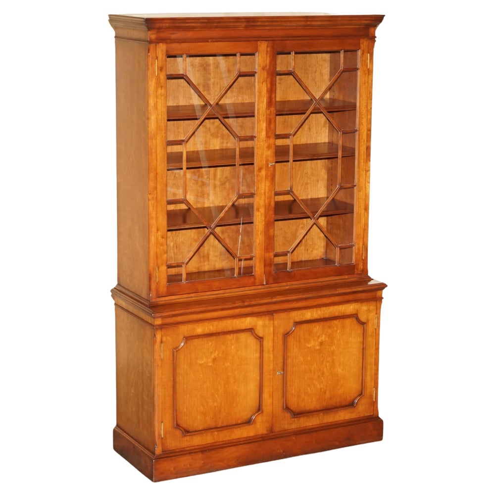 Astral Glazed Library Bookcase by Reh Kennedy for Harrods London | Chairish