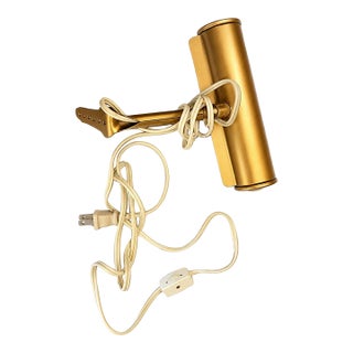 1950s Mid-Century Modern House of Troy T9-1 Traditional Gold Picture Light For Sale