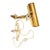 1950s Mid-Century Modern House of Troy T9-1 Traditional Gold Picture Light For Sale