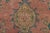 Tabriz Rug 6’6” X 9’11” Pink Wool Vintage Distressed Hand-Knotted Carpet For Sale - Image 9 of 15