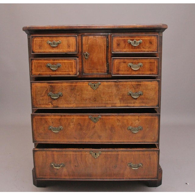 Antique Early 18th Century George II Norfolk Chest For Sale - Image 4 of 13