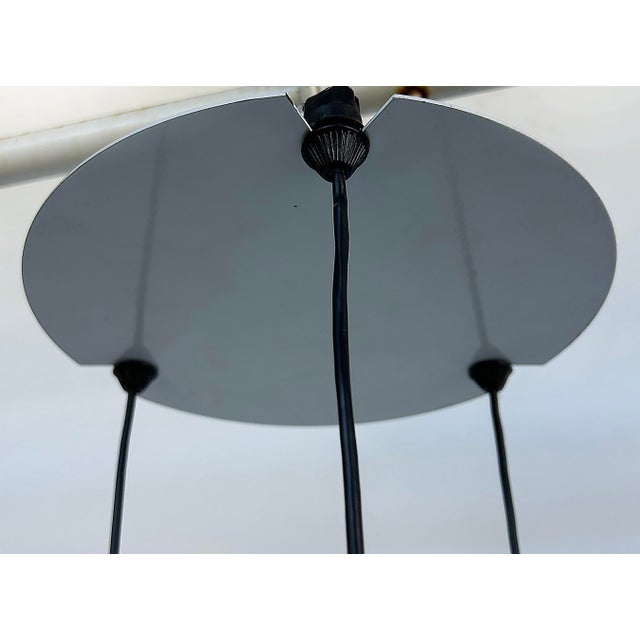 Metal 1980s Italian Foscarini Post-Modern "Spaceship" Pendant Chandelier For Sale - Image 7 of 9