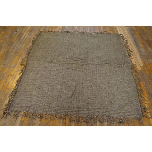 Antique Shawl Rug, Size: 5' 6'' x 5' 8'' Antique Shawl Indian 1925 Rug, Country of Origin: India, Circa Date: 1925. This...