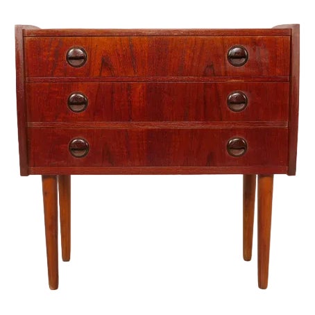 Vintage Danish Chest of 3 Drawers For Sale