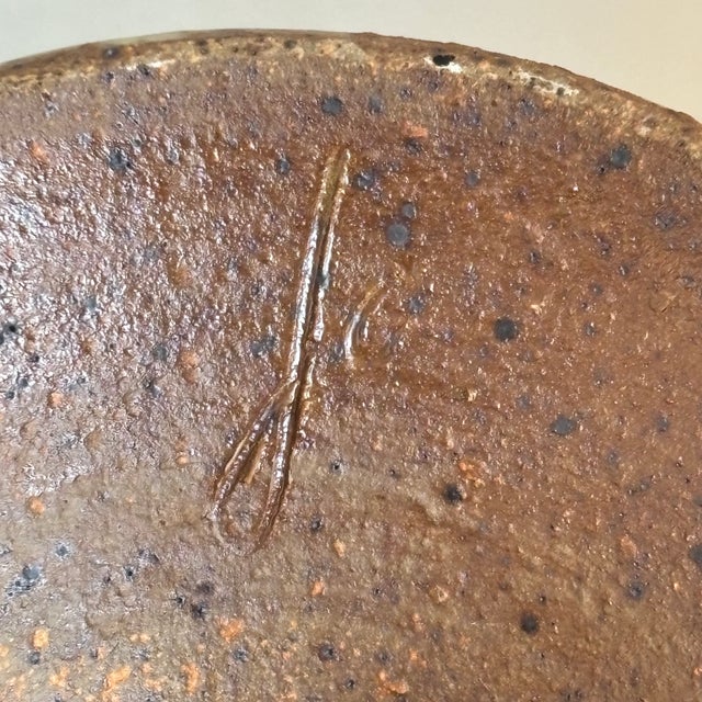 Vintage Blue & Ivory Artisanal Stoneware Goblets — Set of 4 For Sale - Image 11 of 12