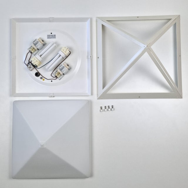 Pyramid-Shaped Wall Light from Glashütte Limburg, 1970s For Sale - Image 13 of 17