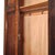 Arts & Crafts Carved Oak Wardrobe Armoire With Mirror Door, 76" For Sale - Image 10 of 15