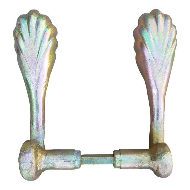 Doorhandle in Wrought Iron For Sale