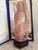 Antique Chinese Qing Dynasty Rose Quartz Guanyin Kwan Yin Figurine W/ Stand For Sale - Image 9 of 12