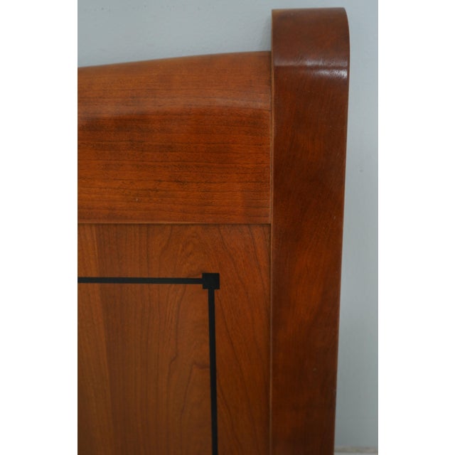 Wood Stickley Queen Size 21st Century Cherry Bed Headboard For Sale - Image 7 of 10
