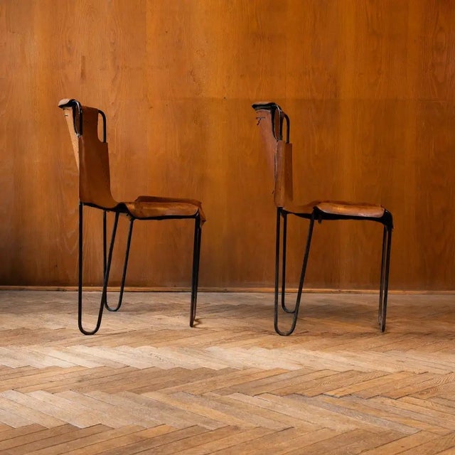 Stacking Chairs by Raoul Guys, France, 1950s, Set of 2 For Sale - Image 6 of 13