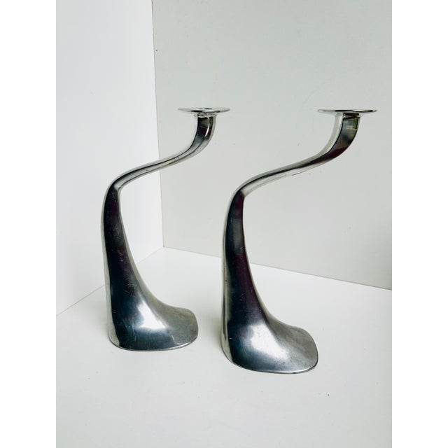 This captivating pair of Turner candlesticks was designed by renowned Belgian designer Xavier Lust for the exclusive Kosmo...