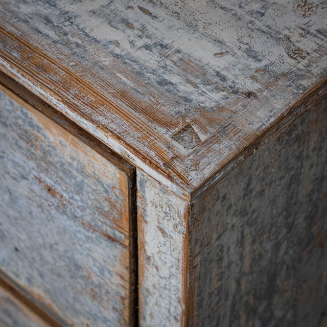 Biedermeier Chest of Drawers with Painted Historical Motifs, South Germany, 1830s For Sale - Image 6 of 9