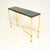1970s Vintage French Brass and Marble Console Table, 1970s For Sale - Image 5 of 11